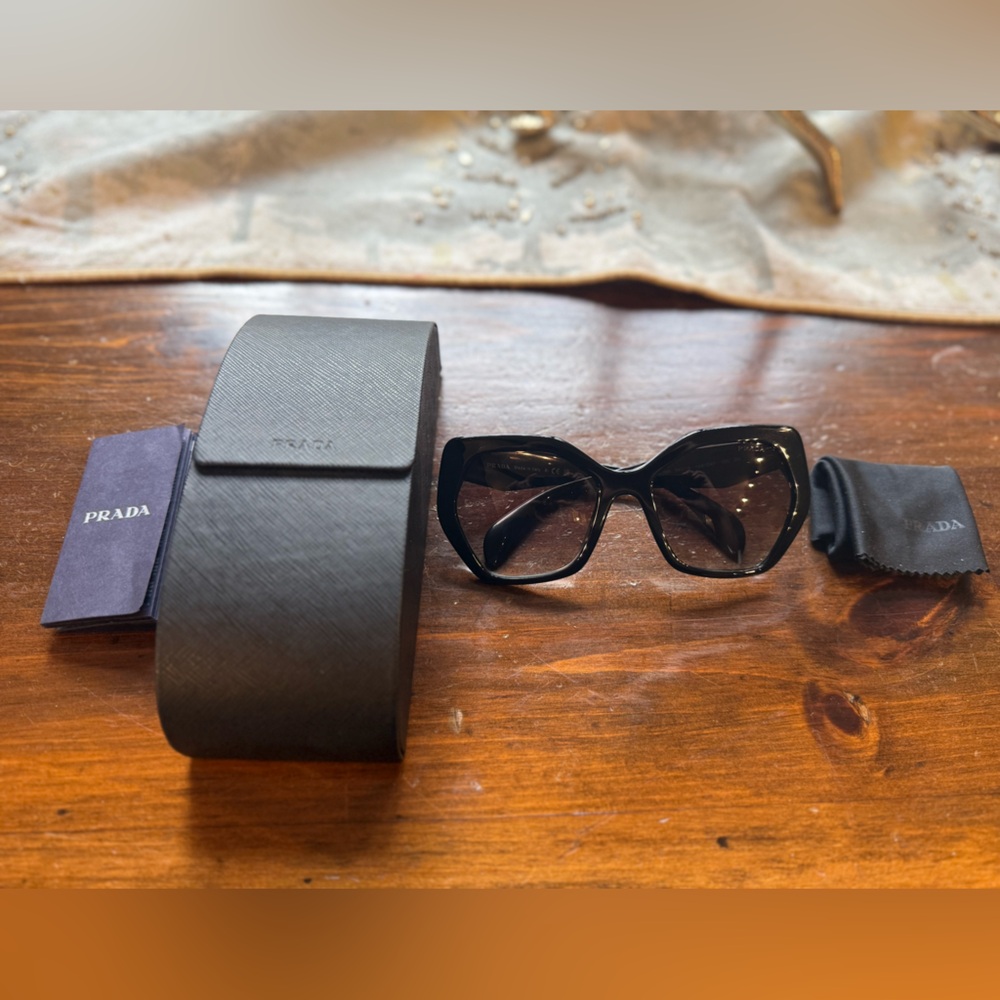 Prada Black Sunglasses.